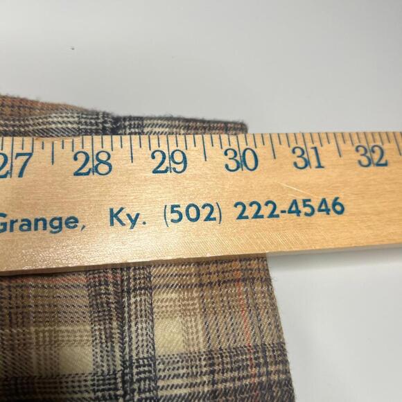 Carhartt Women’s XXL Plaid Flannel Shirt Jacket Hoodie 100% Cotton – Brown/Beige - Picture 2 of 12